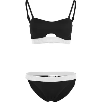 Dámské plavky FILA Dámské dvoudílné plavky s bandeau vrchem Fila Sanming XL ČERNÁ