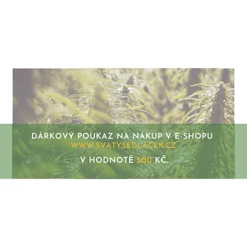Poukaz na nákup v obchodě Svatý Sedláček v hodnotě 500 Kč tisk: tisk