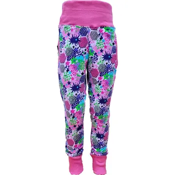 Dívčí Mia tepláky - růžové / crazy - doprodej 92, 104, 122, 134, 146,