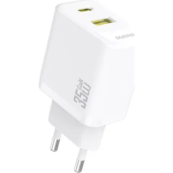 Dudao A27 Max nabíječka do sítě GaN / USB-C PD + USB-A / 35W / bílá