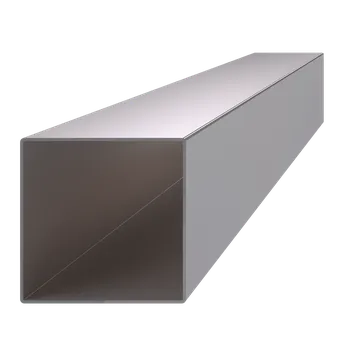 Zábradlí Profil uzavřený 80x80x2mm, cena za 1ks(1m), broušená nerez /AISI304 1m