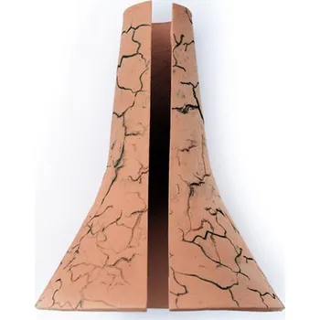 Teraristika Keramický kryt na UV lampu červenohnědý