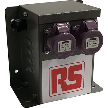 Transformátor Stavební transformátor, 200 VA Intermittent 5 Mins on 15 Mins off, primární napětí: 230V ac, sekundární napětí: 24V,