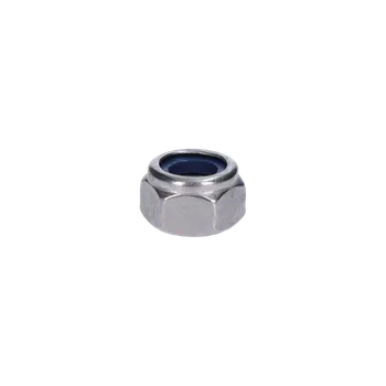 Matice Nerezová matice (M10) šestihranná, pojistná, vysoká s PE vložkou, DIN 982/A2 /AISI304 M10