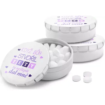 Bonbon Sablio Mentolky Když Bůh stvořil tety - 3 ks