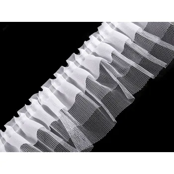 Volánek 3vrstvý šíře 70 mm, střední, 1 Off White