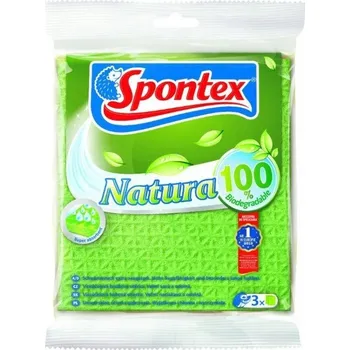 Utěrka Celulózové Utěrka Spontex v balení ks 3 kusech, zelené