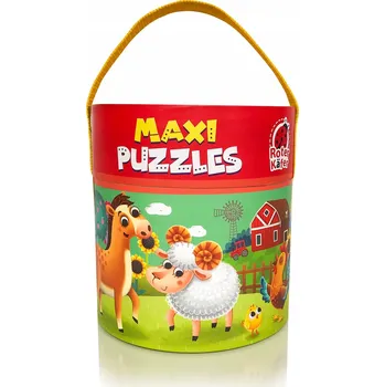 Puzzle Puzzle Roter Kafer 15 dílků Maxi puzzle 2 v 1 Farma