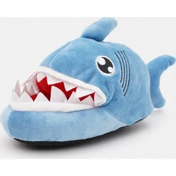 Chlapecká obuv Chlapecké Papuče 3D Žralok nazouvací celozelené, velikost 28 B594383