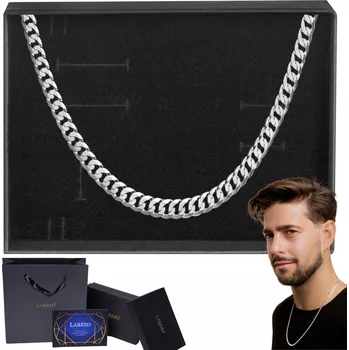 Řetízek Stříbrný řetízek Larezo pancr 55 cm, stříbro 925, 3,2 mm