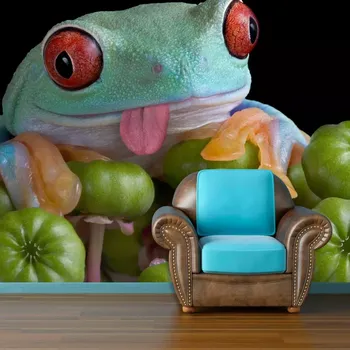 Tapeta Sablio Tapeta Veselá žába - 125x75 cm