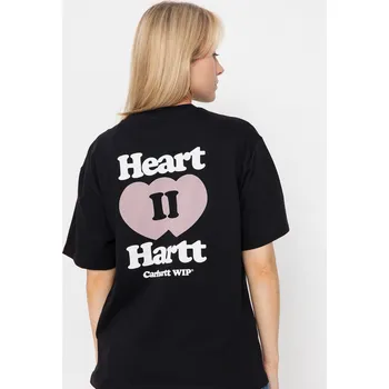 Dámské oblečení Carhartt WIP Heart II Hartt (black) S, černá