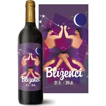 Víno Sablio Červené víno Blíženci: 0,75 l