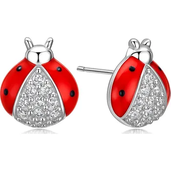 Náušnice STŘÍBRNÉ NÁUŠNICE PRO DÍVKU DĚTI BERUŠKY TYČINKY STŘÍBRO 925