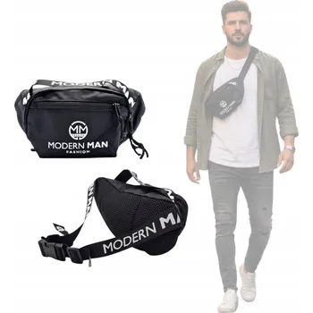 Ledvinka Moderní ledvinka na opasek Modern Man BLACK černá