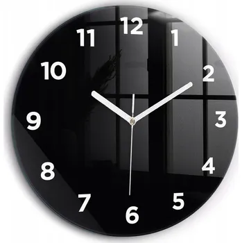 Hodiny Nástěnné hodiny Wallfluent černé 60 cm