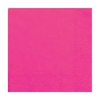 Papírový ubrousek Ubrousky MAKI Unikolor L (20ks) Fuchsia [A]