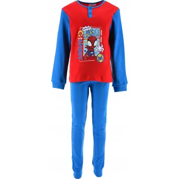 Chlapecké pyžamo Spidey a kamarádi MARVEL s dlouhým rukávem pro předškoláka, velikost 98 cm