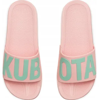Dámské pantofle DÁMSKÉ GUMOVÉ NAZOUVÁKY KUBOTA K BAZÉNU BASIC 2.0 RŮŽOVÉ PROTISKLUZOVÉ 41