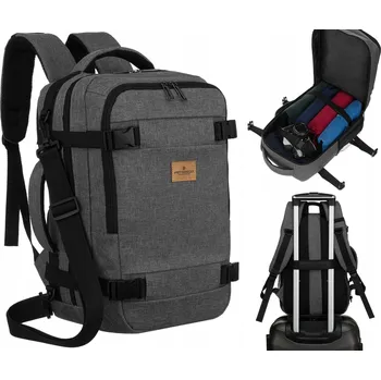 Cestovní taška Peterson PTN SIKORKA-6484 šedá