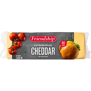 Friendship Cheddar plátky tavené 1.03kg