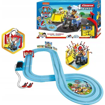 autodráha Carrera 1. First - Tlapková patrola on the Double Závodní dráha Tlapková patrola 2,9 m