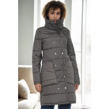 Dámský kabát Dámský zimní kabát Dewberry dewberry šedá 3470190