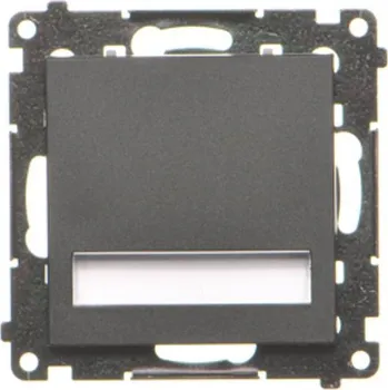 LED osvětlení, 230 V / 0,9 W, barva světla neutrální bílá, Simon 55 TOS4K.01/149, černá metalizovaná