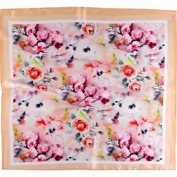 Šátek Saténový šátek 50x50 cm, střední, 1 lososová světlá