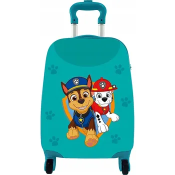 Cestovní kufr na kolečkách Tlapková patrola - 32 l zelená