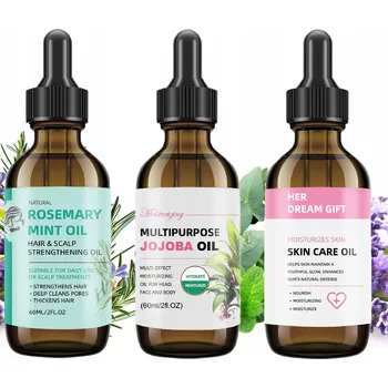 SADA PŘÍRODNÍCH ESENCIÁLNÍCH OLEJŮ PRO POVZBUZENÍ - BEZ PŘÍSAD - 3x60ML