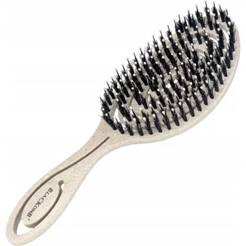 kartáč na vlasy Kartáč s kančími štětinami pro rozčesávání jemných vlasů, profilovaný