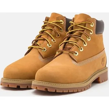 Dětská sportovní obuv Timberland Dětské boty PREMIUM 6 IN LACE 11270 WHEAT 34