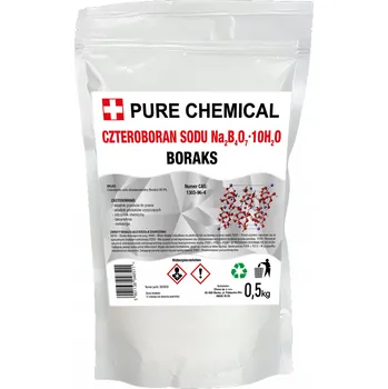 BORAX ČISTÝ TETRABORITAN SODNÝ 0,5 kg