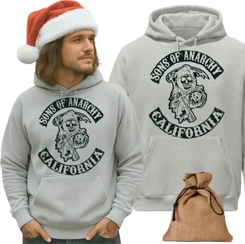 Pánská mikina MIKINA SON OF ANARCHY SYNOVÉ ANARCHIE Vánoce 3XL