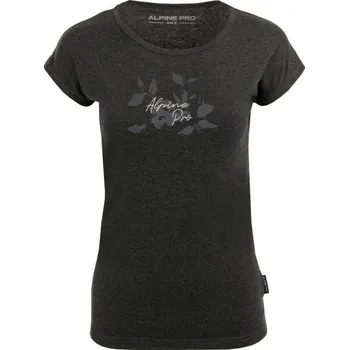 Dámské tričko Dámské triko ALPINE PRO ELFA M Černá