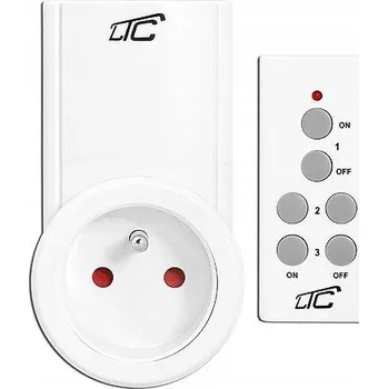 Elektrická zásuvka Dálkově ovládaná Elektrická Zásuvka LTC bílá