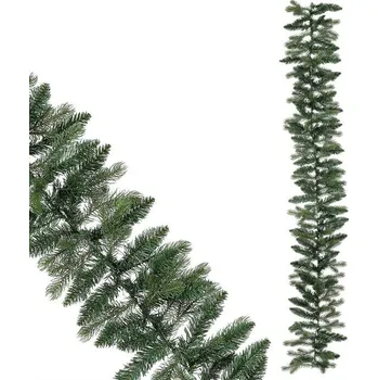 Vánoční dekorace Vánoční smrková girlanda, 180 cm, zelená