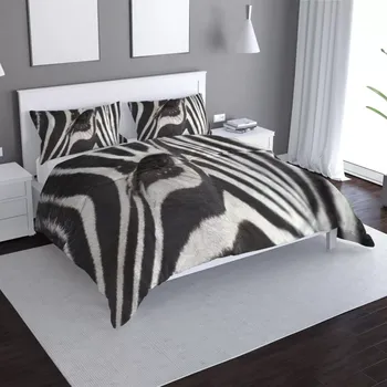 Povlečení Sablio Povlečení Detail zebra - 140x220 / 90x70