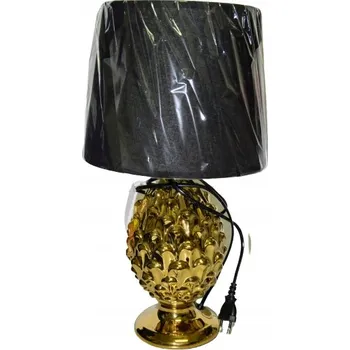 Lampička Stolní lampa Ewax glamour černá, žlutá 40 W