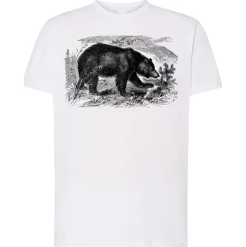 Pánské tričko s potiskem Medvěd bear 4XL