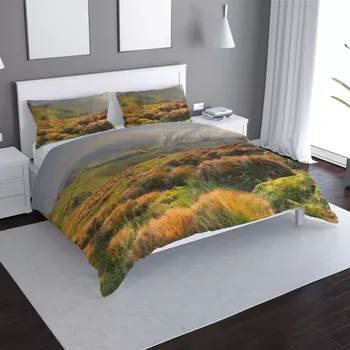 Povlečení Sablio Povlečení Travnatá krajina - 140x220 / 90x70