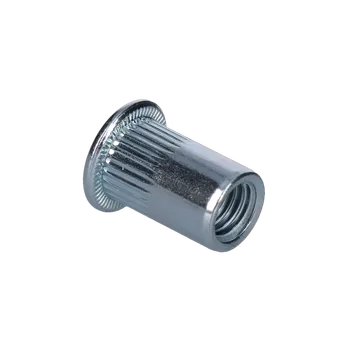 Matice Nýtovací matice M5/0.5-2/ plochá hlava, rýhovaný dřík, VZ L = 13mm Průměr 10/13 M5 7