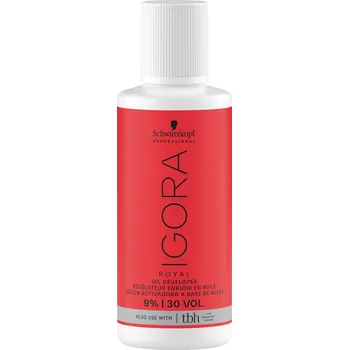 Barva na vlasy Schwarzkopf Igora Developer 9% 60 Ml profesionální oxidační emulze k barvám na vlasy 30 vol.