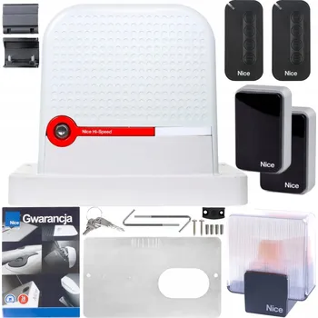 Pohon pro dvoukřídlé brány Nice 450 W 230 V, max. 600 kg