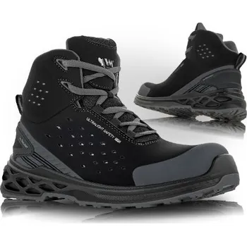 VM Footwear Obuv VM BERLIN 3660-S1PSESD, kotník s komp. špicí a planžetou 3660-S1PSESD/49 Černá 49