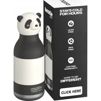 Láhev Láhev Asobu Bestie 0,46 l - panda