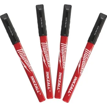 INKZALL™ pero s tenkým černým hrotem Milwaukee