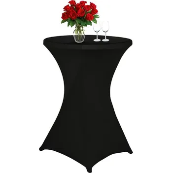 ubrus Ubrus na cateringový stůl černý 80 cm