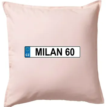 Polštář SPZ Milan 60 - Polštář 50x50 - 50x50 - Včetně výplně ( Světle růžová )